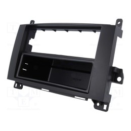 1 pcs x ACV - 281190-18-0 - Radio frame, Mercedes, 2 ISO, black