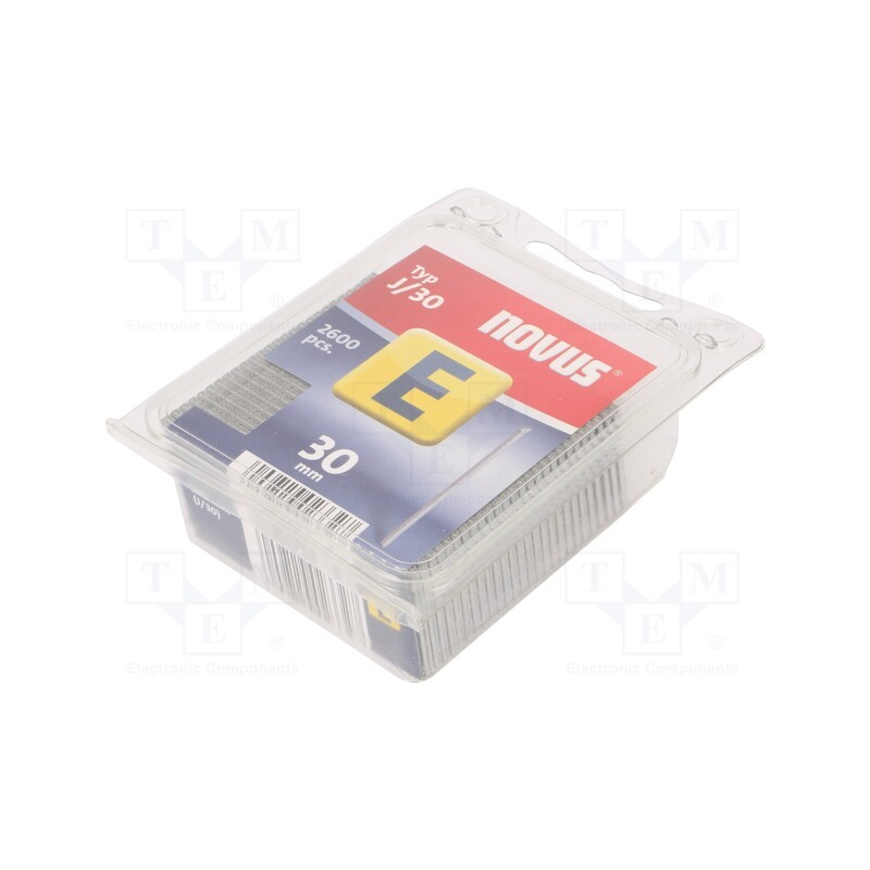 1 pcg x NOVUS - 044-0087 - Nails, Ø: 1.2mm, L: 30mm, 2600pcs, TYP E J/30