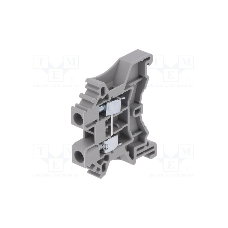 2 pcs x DEGSON ELECTRONICS - DC4-01P-11-00AH - Splice terminal: rail, 0.5÷4mm2, ways: 1, terminals: 2, grey, DC