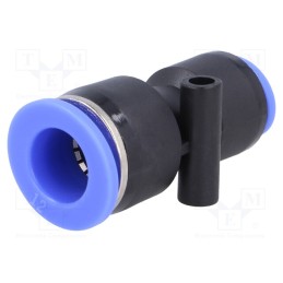 1 pcs x PNEUMAT-136.1208 - Push-in fitting, straight,inline splice,reductive, -0.95÷15bar