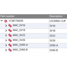 Yanmar plastic window mounts SV16 SV60 b