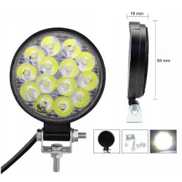 14 LED mini searchlight halogen work lamp