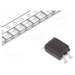 1 pcs x VISHAY - SFH6286-4 - Optocoupler, SMD, Ch: 1, OUT: transistor, Uinsul: 5.3kV, Uce: 55V