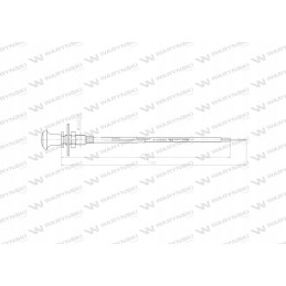 Drive distributor cable l 1120mm 6490209 zetor