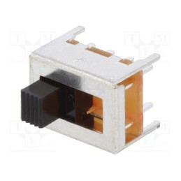 2 pcs x C&K - OS203013MT6QN1 - Switch: slide, Pos: 3, DP3T, 0.1A/12VDC, ON-ON-ON, THT, -30÷70°C