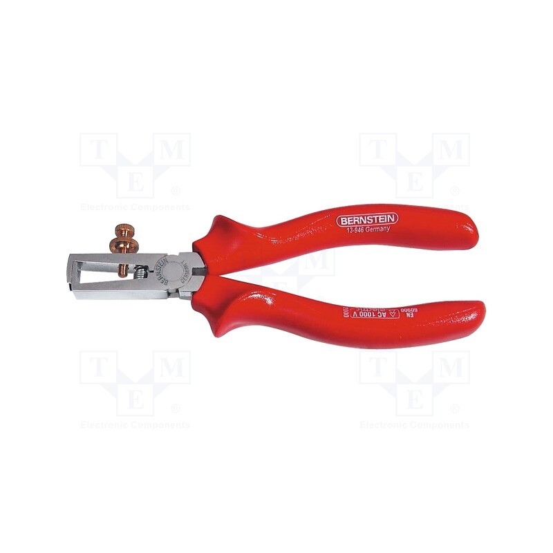 1 pcs x BERNSTEIN - 13-946-VDE - Stripping tool, Wire: round, 170mm