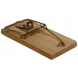 Wooden mouse trap