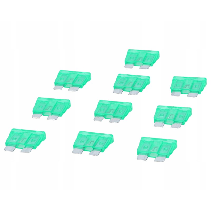 Blade fuse 30A green 10 pcs
