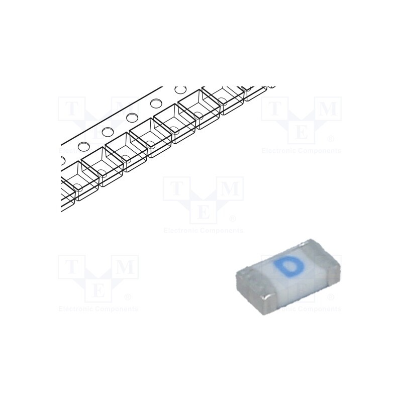 1 pcs x LITTELFUSE - 0440.250WR - Fuse: fuse, quick blow, 250mA, 125VAC, 125VDC, SMD, ceramic, 440