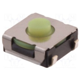 1 pcs x OMRON OCB - B3SL-1002P - Microswitch TACT, SPST-NO, Pos: 2, 0.05A/12VDC, SMT, none, 1.96N