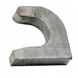 Forged hook of the loader bucket on a 60 mm euro shaft