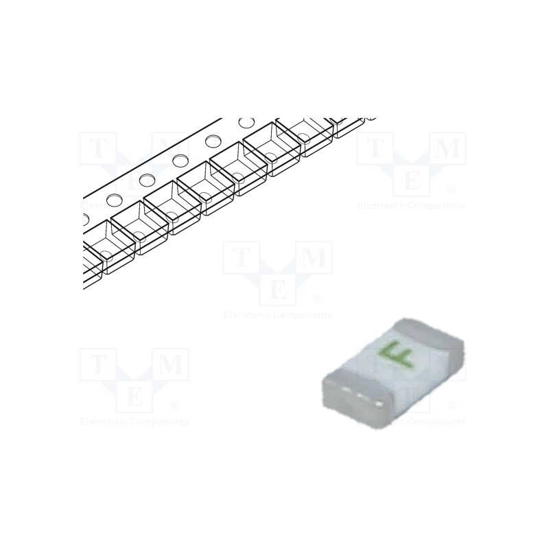 1 pcs x LITTELFUSE - 0437.500WR - Fuse: fuse, quick blow, 500mA, 63VAC, 63V, 63VDC, SMD, ceramic, 437