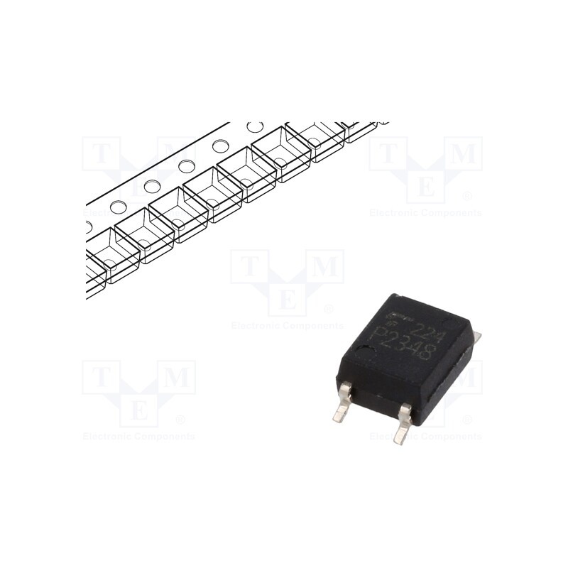 1 pcs x TOSHIBA - TLP2348(TPL.E(T - Optocoupler, SMD, Ch: 1, OUT: totem pole, Uinsul: 3.75kV, SO6