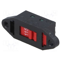 1 pcs x CANAL ELECTRONIC - SL14-22AH(1A)NC - Switch: slide, Pos: 2, DPDT, 12A/250VAC, ON-ON, screw, SL14