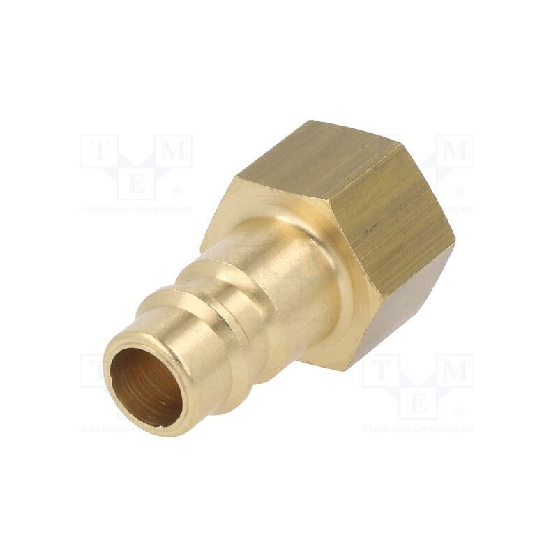 2 pcs x PNEUMAT-K26 GW14 - Connector, connector pipe, 0÷35bar, brass, NW 7,2, -20÷100°C