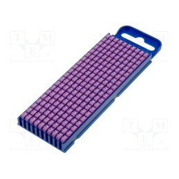 200 pcs x HELLERMANNTYTON - 561-02677 - Markers, Marking: 7, 2.8÷3.8mm, polyamide, violet, -40÷85°C, WIC