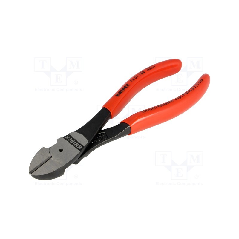 1 pcs x KNIPEX - 74 01 160 - Pliers, side,cutting, 160mm