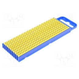 200 pcs x HELLERMANNTYTON - 561-02654 - Markers, Marking: 5, 2.8÷3.8mm, polyamide, yellow, -40÷85°C, WIC
