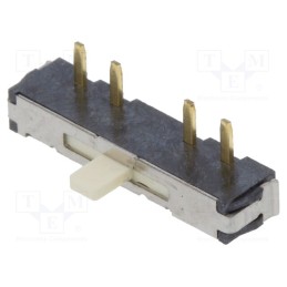 1 pcs x Nidec Copal Electronics - CSS-1310MC - Switch: slide, Pos: 3, SP3T, 0.1A/12VDC, ON-ON-ON, THT, -20÷70°C