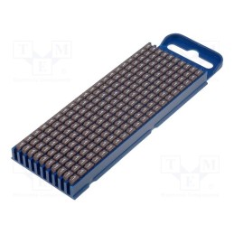 200 pcs x HELLERMANNTYTON - 561-02611 - Markers, Marking: 1, 2.8÷3.8mm, polyamide, brown, -40÷85°C, push-in