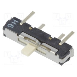 1 pcs x Nidec Copal Electronics - CSS-1300MC - Switch: slide, Pos: 3, SP3T, 0.1A/12VDC, ON-ON-ON, THT, -20÷70°C