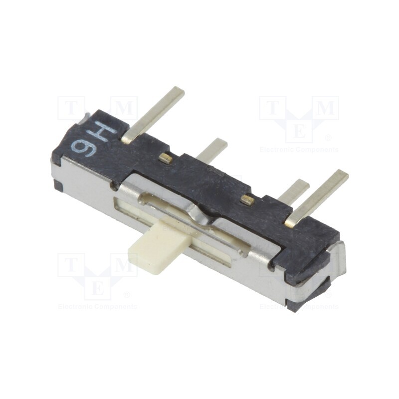 1 pcs x Nidec Copal Electronics - CSS-1300MC - Switch: slide, Pos: 3, SP3T, 0.1A/12VDC, ON-ON-ON, THT, -20÷70°C