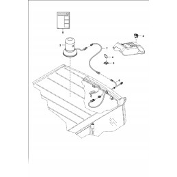 Warning beacon set bobcat 7265558 e17 e17z e19 e20 e20z