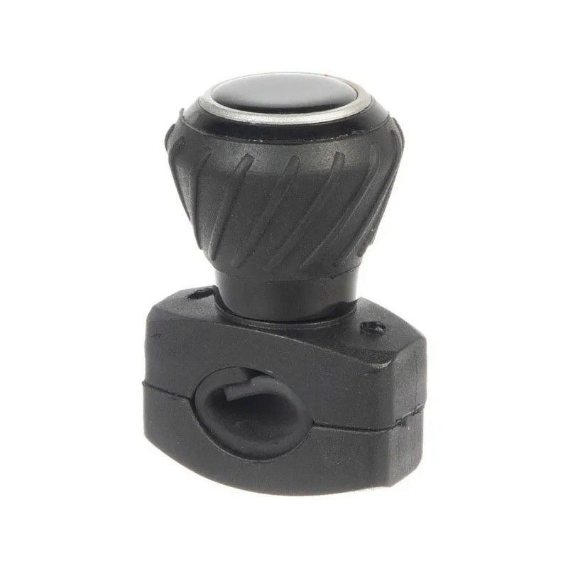 Universal black steering wheel knob