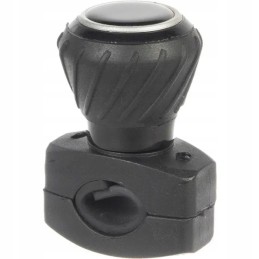 Universal black steering wheel knob