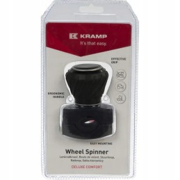 Universal black steering wheel knob