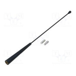 1 pcs x PER.PIC. - A00101 - Antenna mast, 280mm, M5,M6, inside, Ford,Peugeot,Renault, black