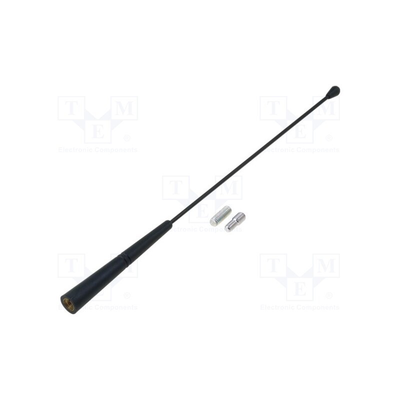 1 pcs x PER.PIC. - A00101 - Antenna mast, 280mm, M5,M6, inside, Ford,Peugeot,Renault, black