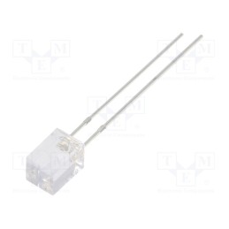 1 pcs x OPTOSUPPLY - OSG5DA7NE1B - LED, rectangular, 5x5x7mm, green, 1560÷2000mcd, 140°, Front: flat