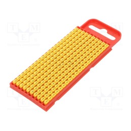 200 pcs x HELLERMANNTYTON - 561-01094 - Markers, Marking: I, 2÷2.8mm, polyamide, yellow, -40÷85°C, push-in