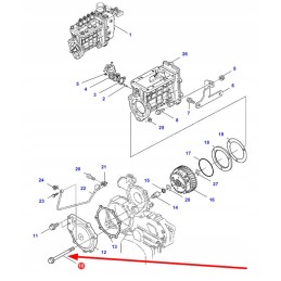 4241689m1 injection pump screw