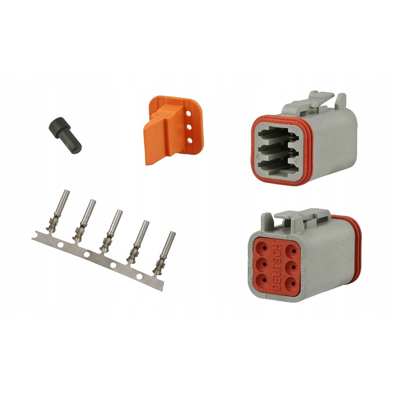 Deutsch dt06 6s counter connector 6 pin wez