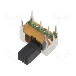 1 pcs x E-SWITCH - EG1224 - Switch: slide, Pos: 2, SPDT, 0.5A/15VDC, ON-ON, THT, -20÷70°C, 20mΩ
