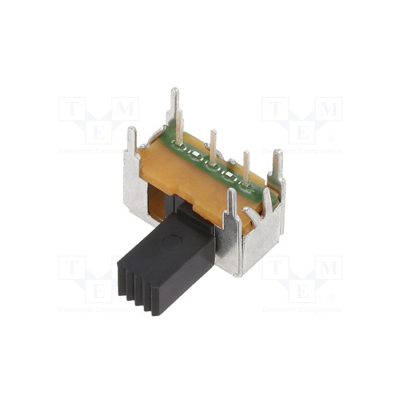 1 pcs x E-SWITCH - EG1224 - Switch: slide, Pos: 2, SPDT, 0.5A/15VDC, ON-ON, THT, -20÷70°C, 20mΩ