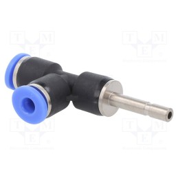 1 pcs x PNEUMAT-294.004-K - Plug-in distributor, T-tap splitter, -0.95÷15bar, BLUELINE, 4mm
