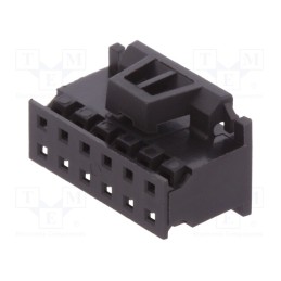 2 pcs x Amphenol Communications Solutions - 10073599-012LF - Plug, wire-board, female, Minitek, 2mm, PIN: 12, w/o contacts, FCI