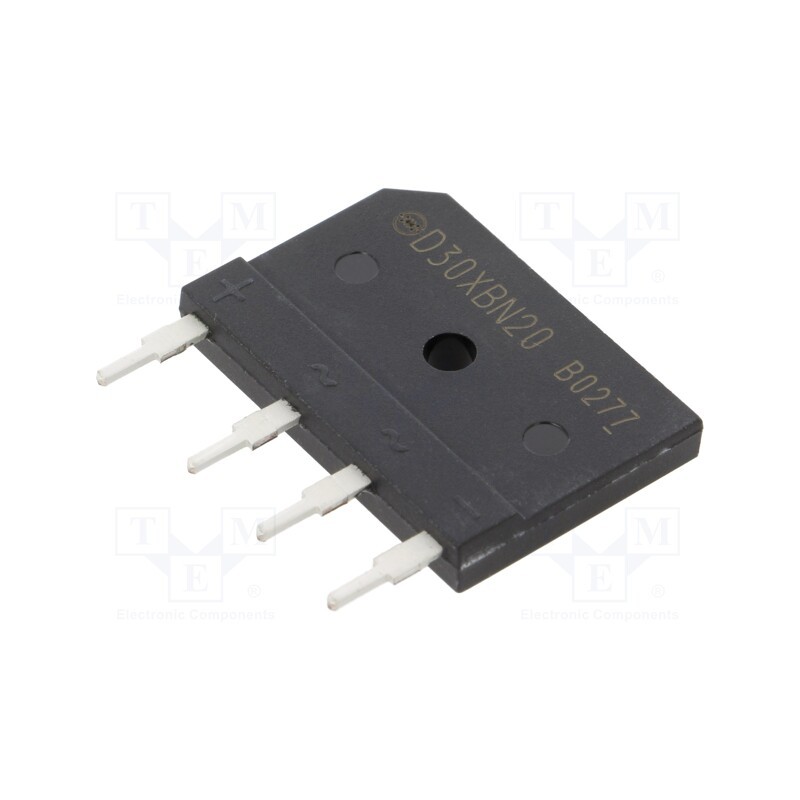 1 pcs x SHINDENGEN - D30XBN20-7101 - Bridge rectifier: single-phase, Urmax: 200V, If: 30A, Ifsm: 350A