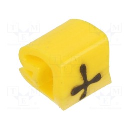 200 pcs x WEIDMu00dcLLER - CLI C 02-3 GE/SW + MP - Markers, Marking: +, 1.3÷3mm, PVC, yellow, -30÷80°C, leaded, CLI C