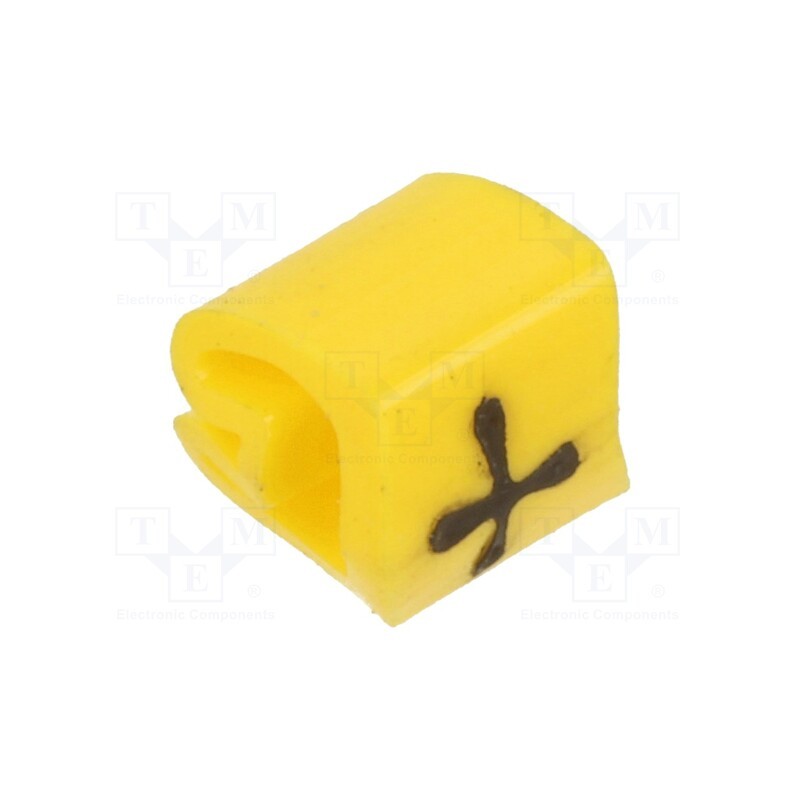 200 pcs x WEIDMu00dcLLER - CLI C 02-3 GE/SW + MP - Markers, Marking: +, 1.3÷3mm, PVC, yellow, -30÷80°C, leaded, CLI C