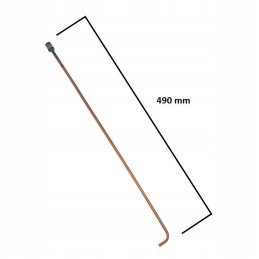 Radiator blowing pipe