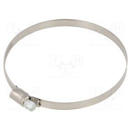 1 pcs x PNEUMAT-158/90-110/W4 - Cable tie, Ø: 90÷110mm, W: 9mm, Material: stainless steel AISI 304