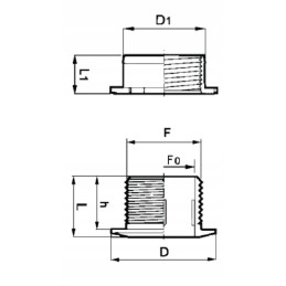 Tank screw connection complete arag 2