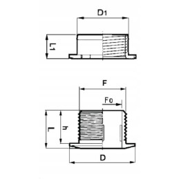 Tank screw connection complete arag 2
