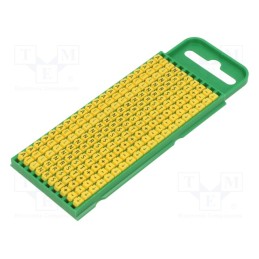 200 pcs x HELLERMANNTYTON - 561-00994 - Markers, 0.8÷2.2mm, polyamide, yellow, -40÷85°C, push-in, WIC