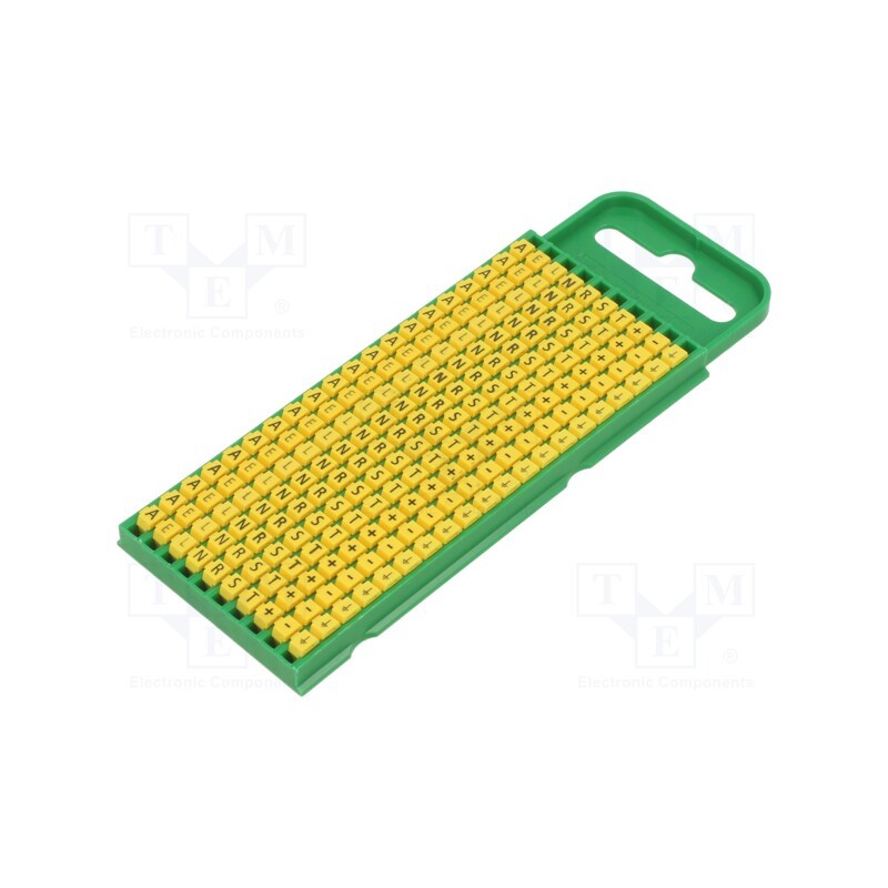 200 pcs x HELLERMANNTYTON - 561-00994 - Markers, 0.8÷2.2mm, polyamide, yellow, -40÷85°C, push-in, WIC
