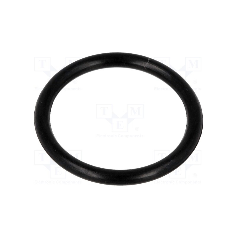 5 pcs x HELUKABEL - O-RING M12 - O-ring gasket, NBR rubber, Thk: 1.5mm, Øint: 13mm, M16, black